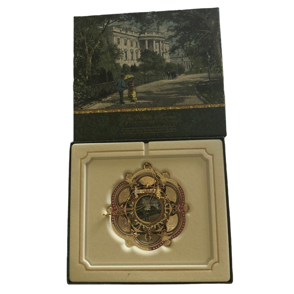 White House Historical Association 2005 Christmas Ornament, UPC 634228369573